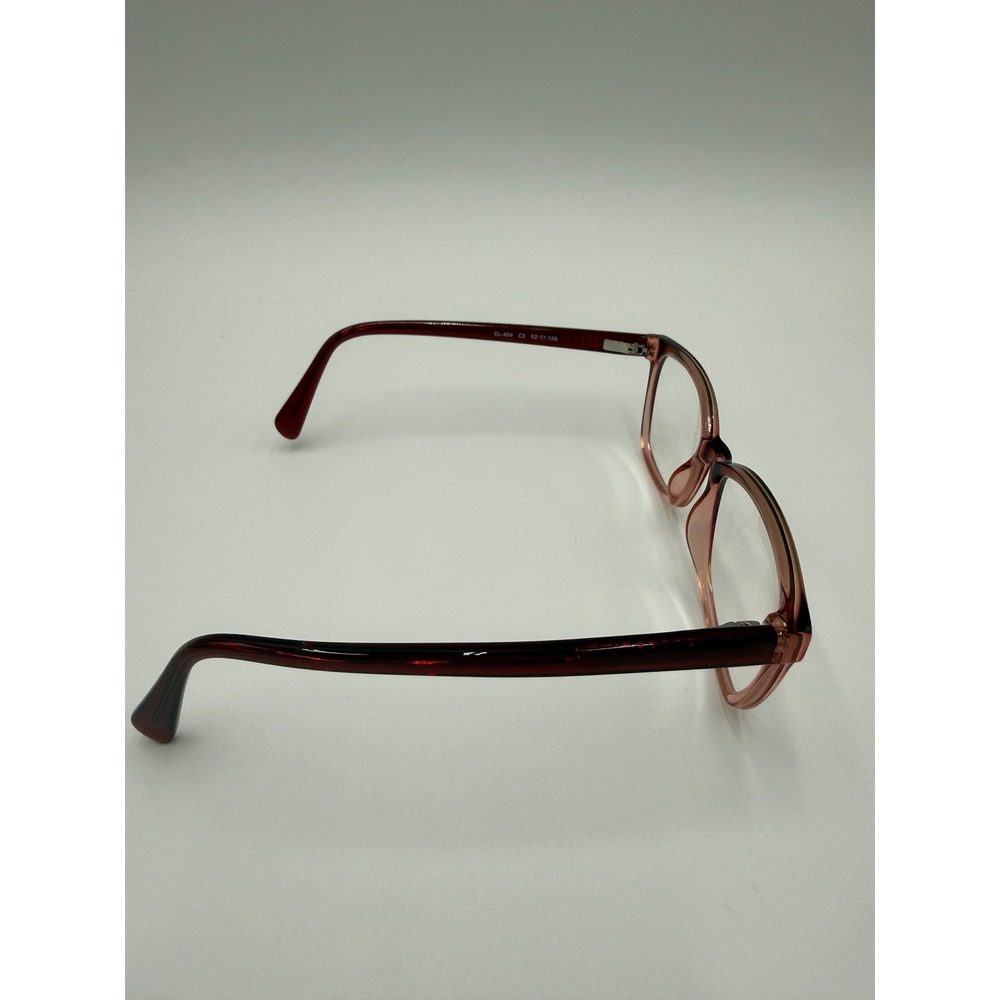Elements Europa Eyeglass Frames Women 52-17-138 Pink Burgundy Excellent EL-404 - Picture 4 of 7